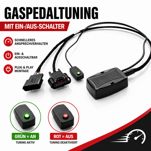 Pedalbox mit schalter für - mit,